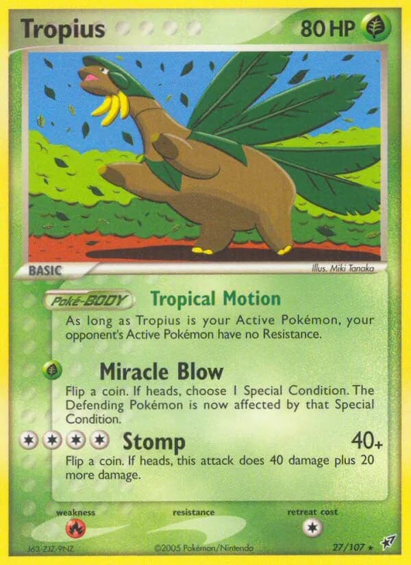 Tropius 27/107, Deoxys