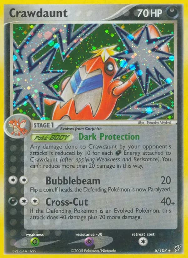 Crawdaunt 6/107, Deoxys