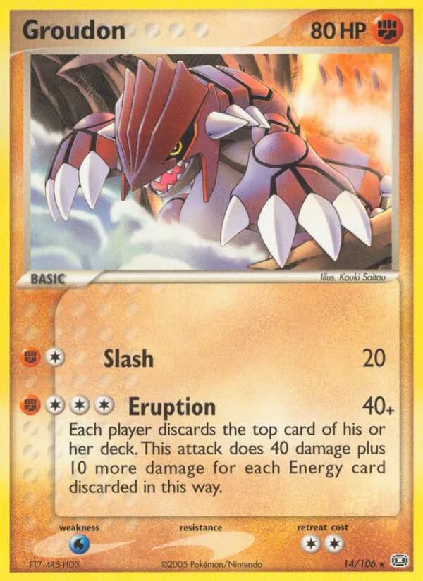 Groudon 14/106, Emerald