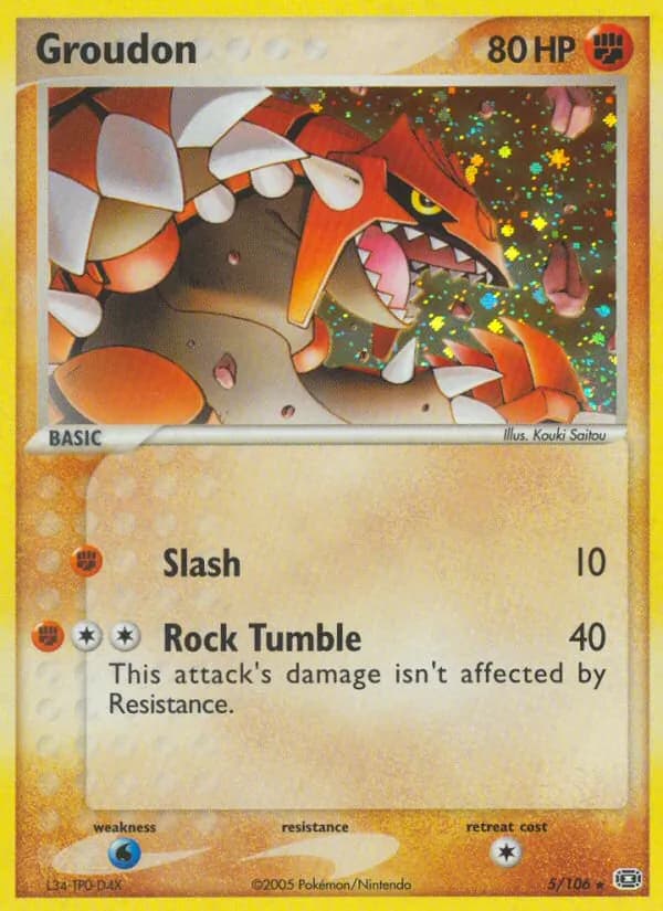 Groudon 5/106, Emerald