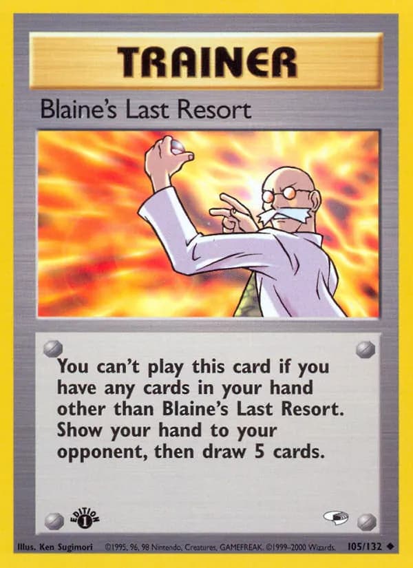 Blaine's Last Resort 105/132, Gym Heroes