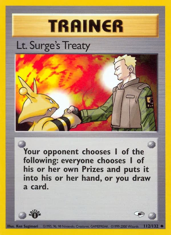 Lt. Surge's Treaty 112/132, Gym Heroes