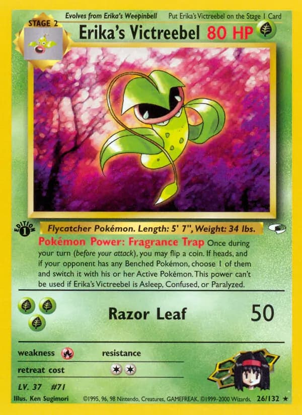 Erika's Victreebel 26/132, Gym Heroes
