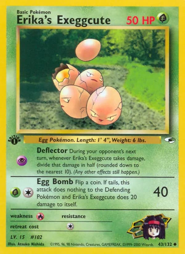 Erika's Exeggcute 43/132, Gym Heroes