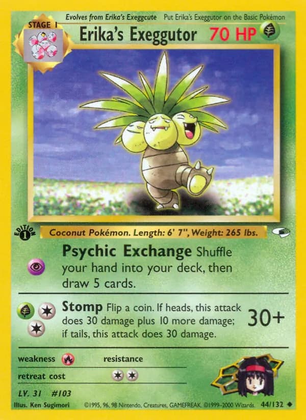 Erika's Exeggutor 44/132, Gym Heroes