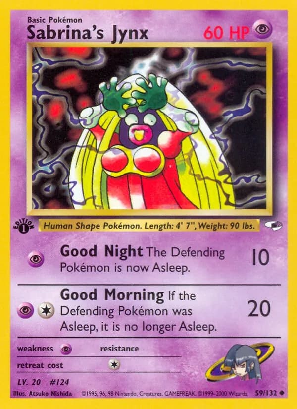 Sabrina's Jynx 59/132, Gym Heroes