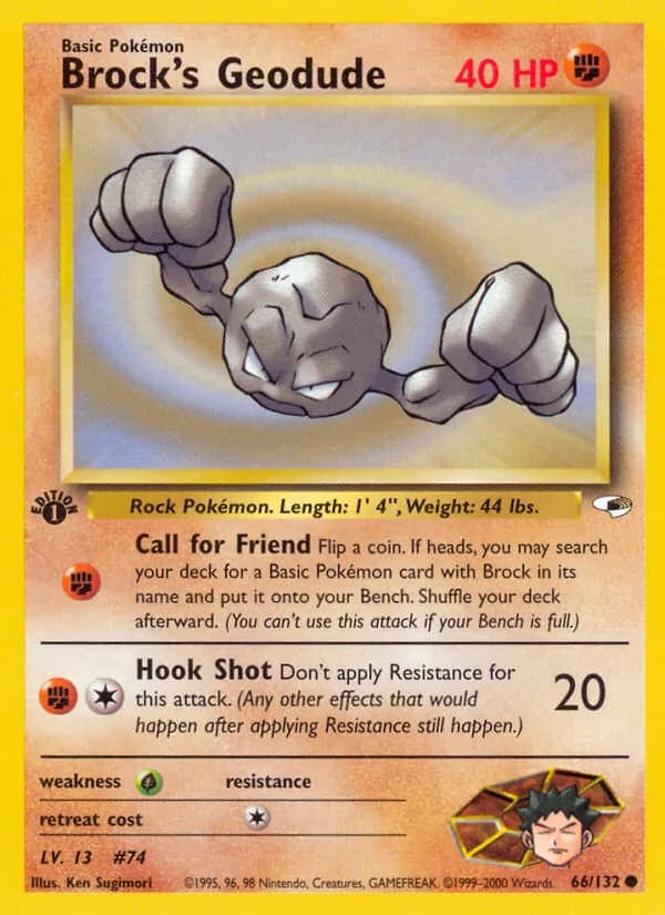 Brock's Geodude 66/132, Gym Heroes