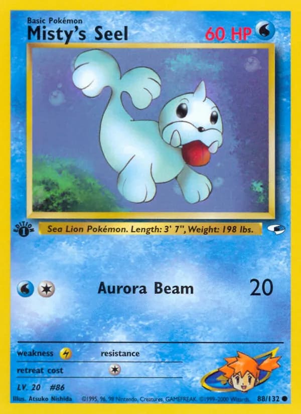 Misty's Seel 88/132, Gym Heroes