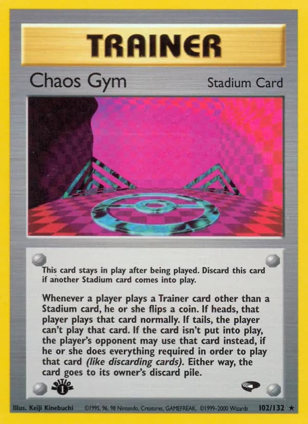 Chaos Gym 102/132, Gym Challenge