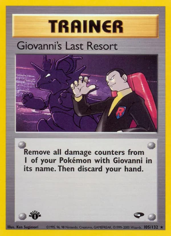Giovanni's Last Resort 105/132, Gym Challenge