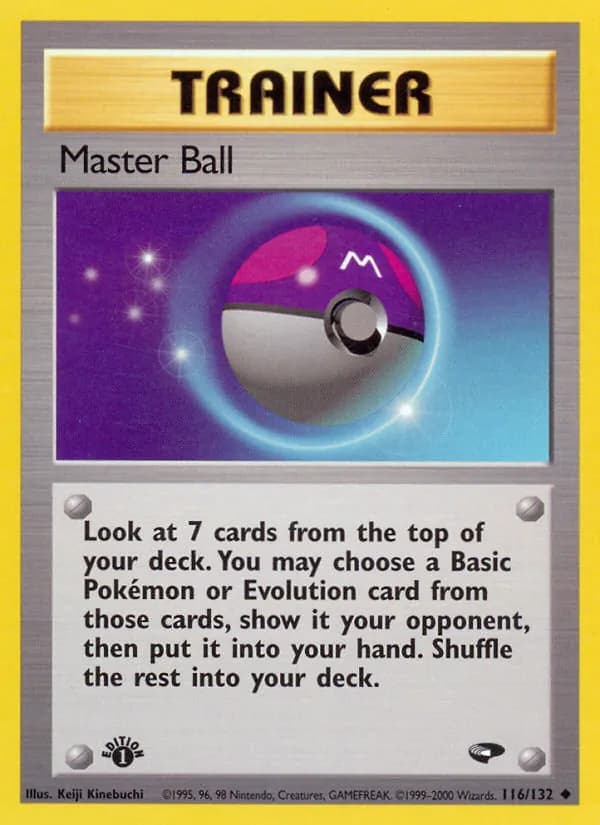 Master Ball 116/132, Gym Challenge