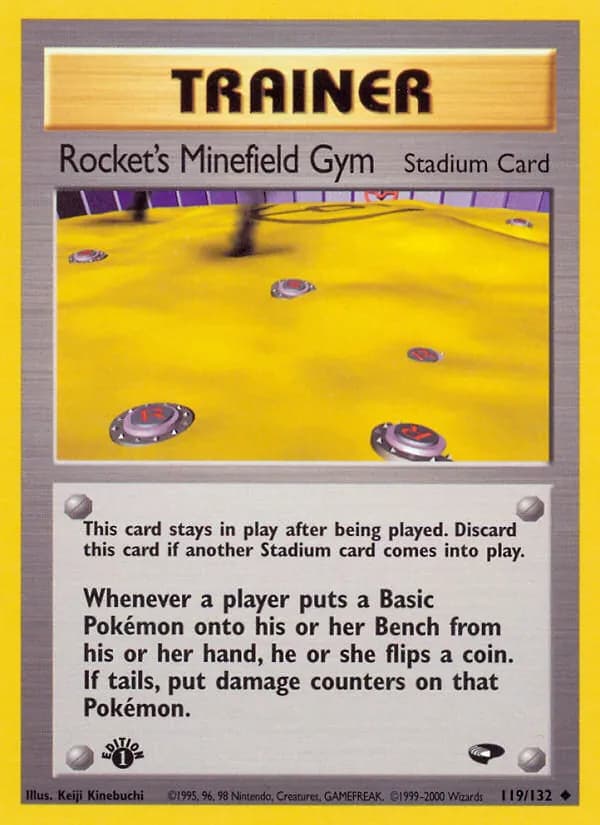 Rocket's Minefield Gym 119/132, Gym Challenge