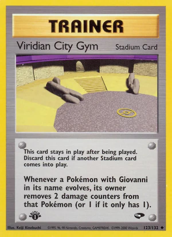 Viridian City Gym 123/132, Gym Challenge