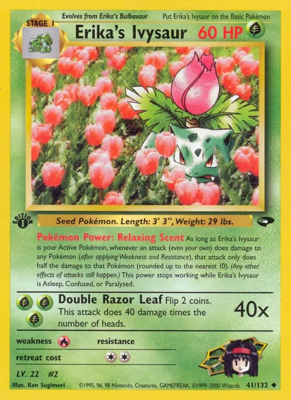 Erika's Ivysaur 41/132, Gym Challenge