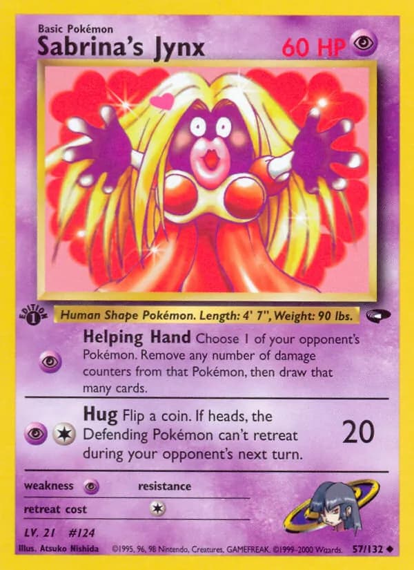 Sabrina's Jynx 57/132, Gym Challenge