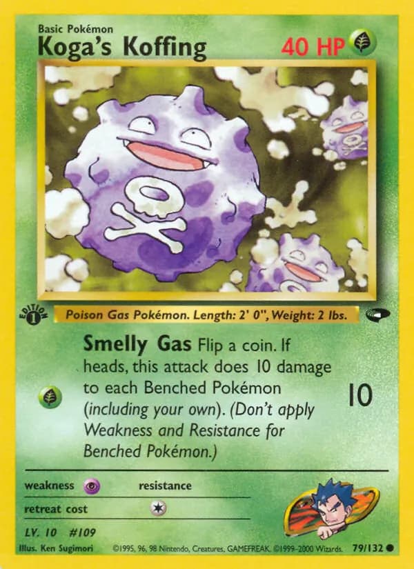 Koga's Koffing 79/132, Gym Challenge