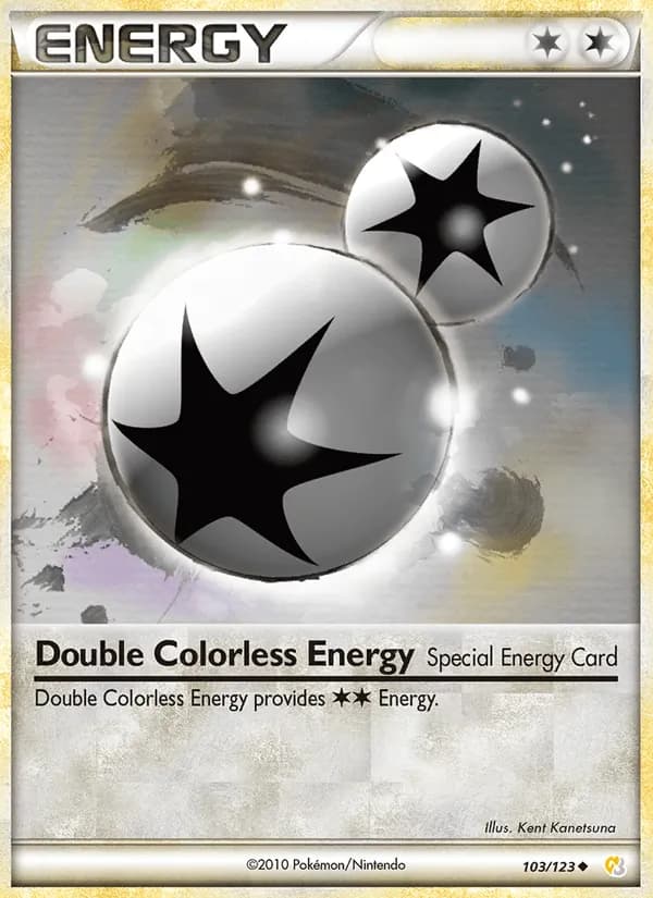 Double Colorless Energy 103/123, HeartGold SoulSilver