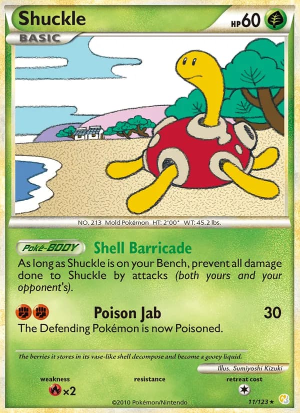 Shuckle 11/123, HeartGold SoulSilver