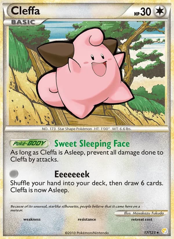Cleffa 17/123, HeartGold SoulSilver