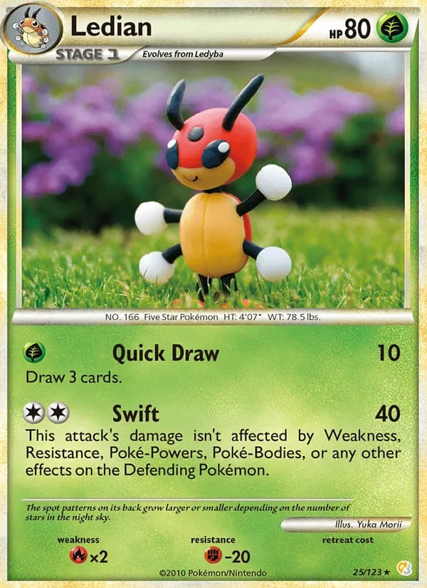 Ledian 25/123, HeartGold SoulSilver