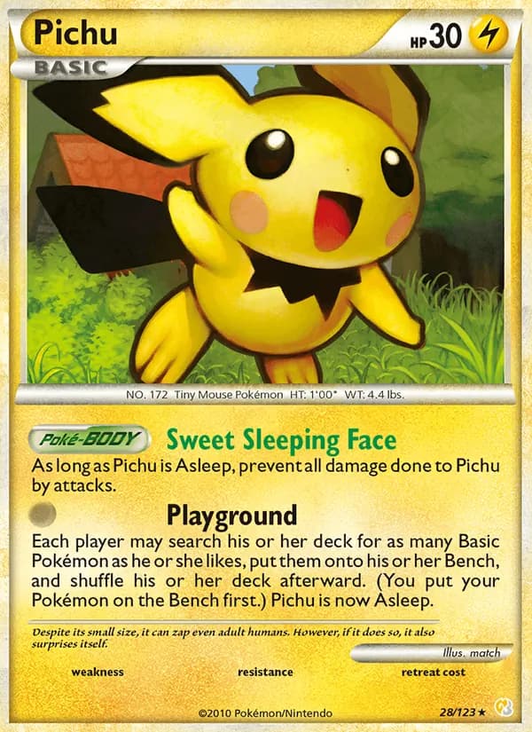 Pichu 28/123, HeartGold SoulSilver