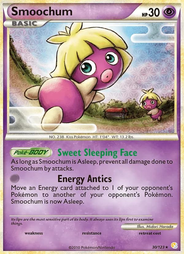 Smoochum 30/123, HeartGold SoulSilver