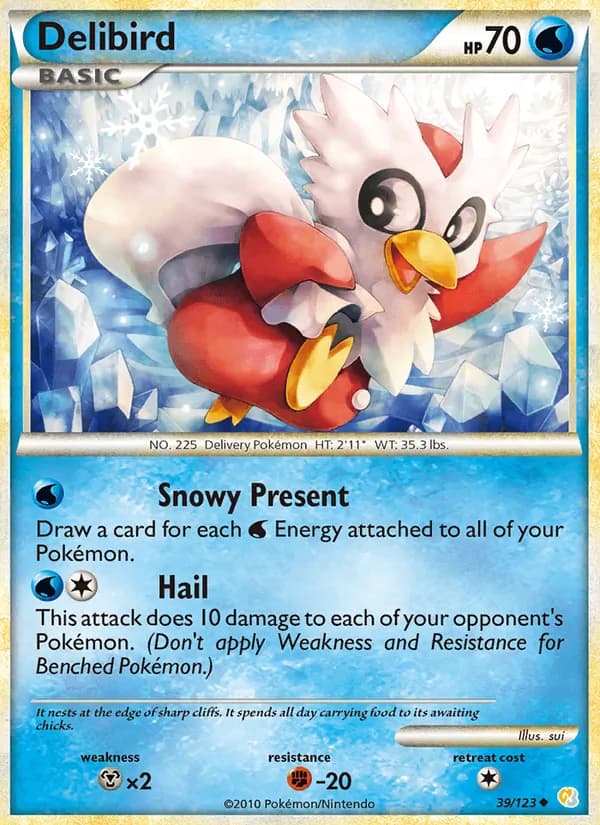 Delibird 39/123, HeartGold SoulSilver