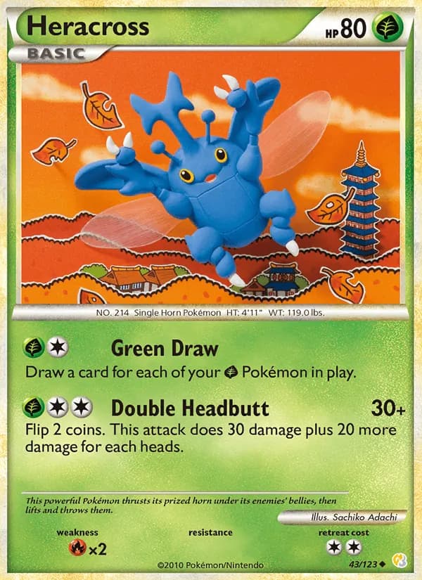 Heracross 43/123, HeartGold SoulSilver