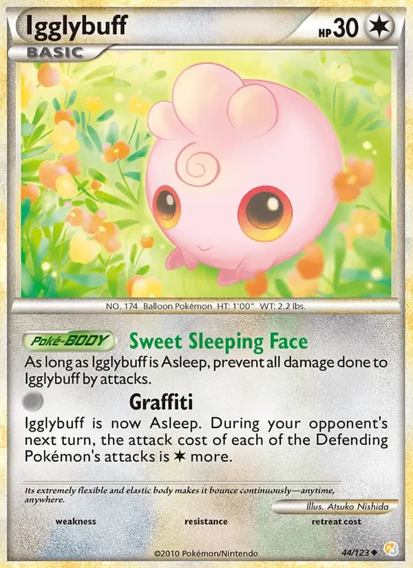 Igglybuff 44/123, HeartGold SoulSilver