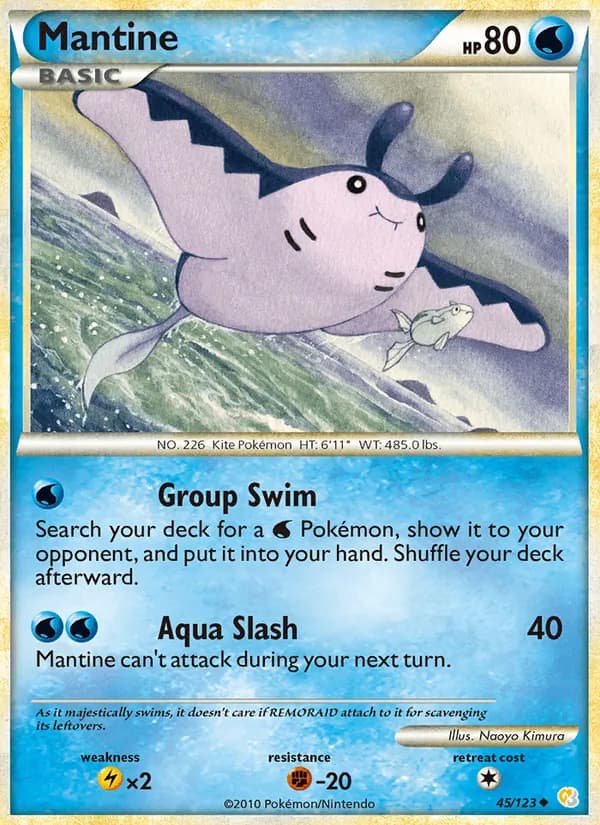 Mantine 45/123, HeartGold SoulSilver