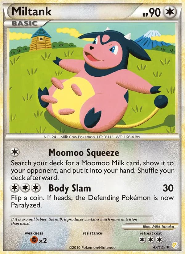 Miltank 47/123, HeartGold SoulSilver