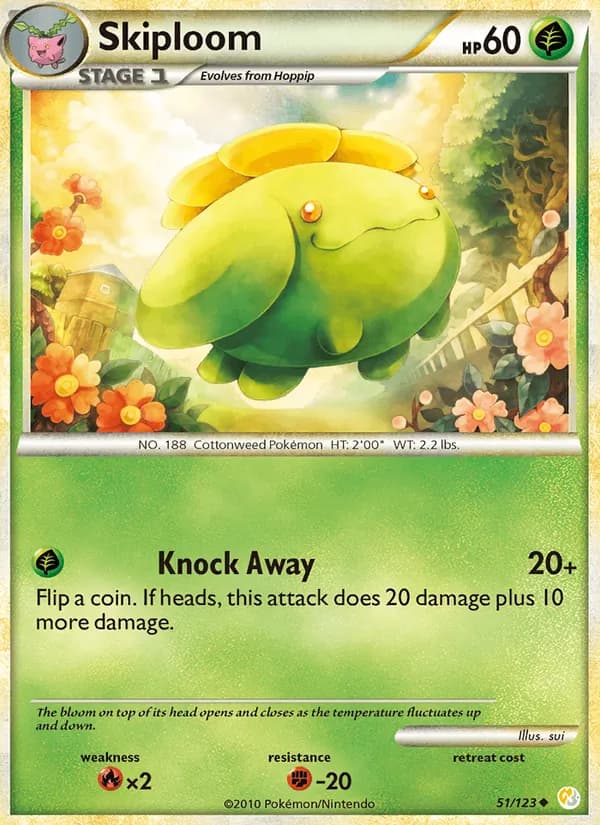 Skiploom 51/123, HeartGold SoulSilver