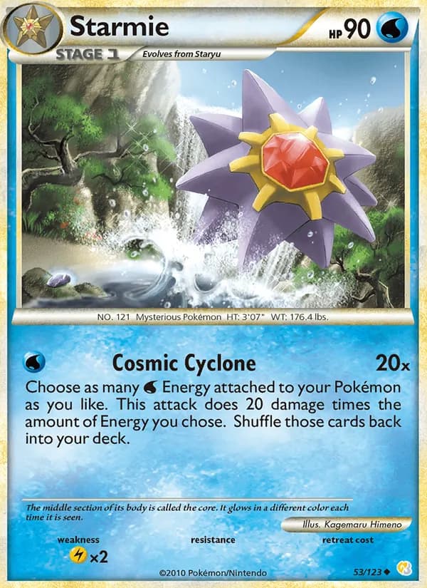 Starmie 53/123, HeartGold SoulSilver