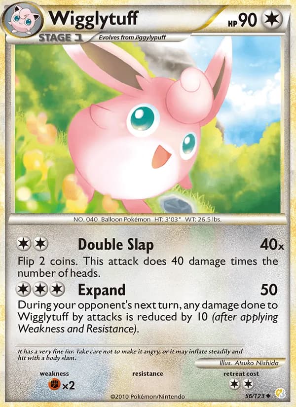 Wigglytuff 56/123, HeartGold SoulSilver