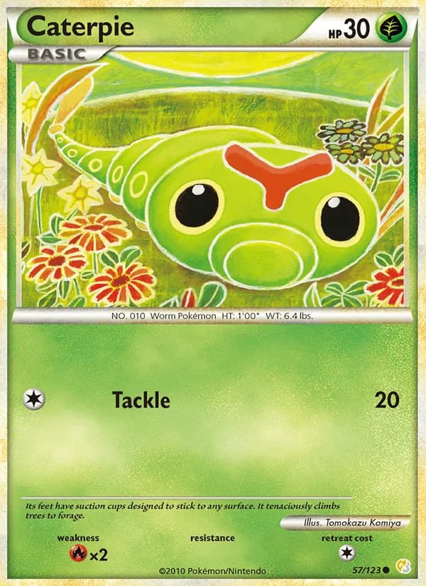 Caterpie 57/123, HeartGold SoulSilver