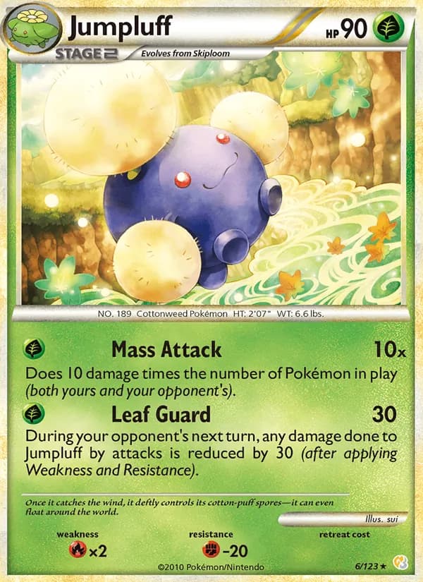 Jumpluff 6/123, HeartGold SoulSilver