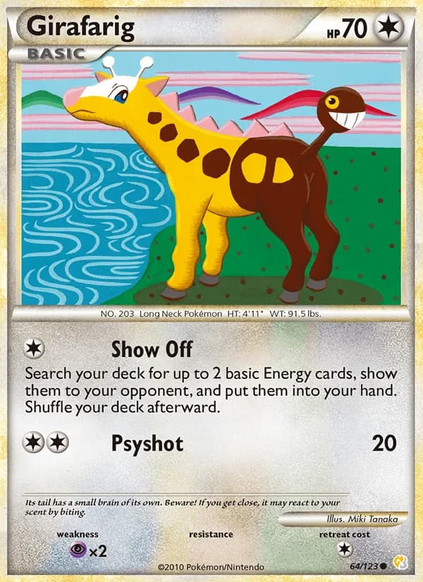 Girafarig 64/123, HeartGold SoulSilver