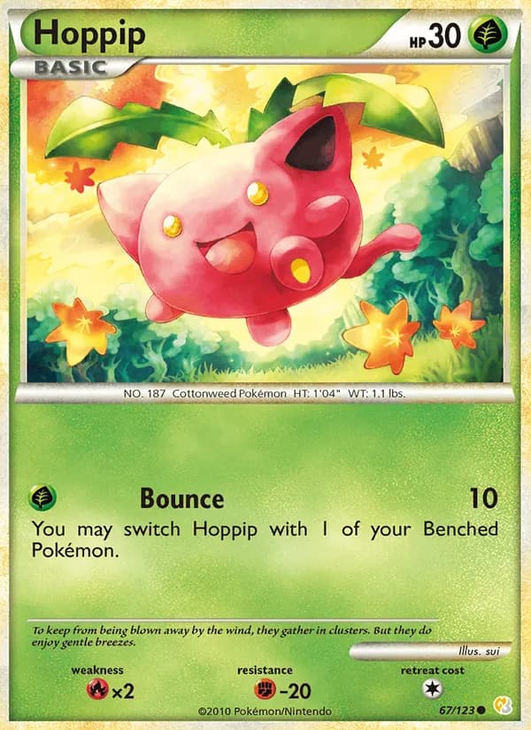 Hoppip 67/123, HeartGold SoulSilver