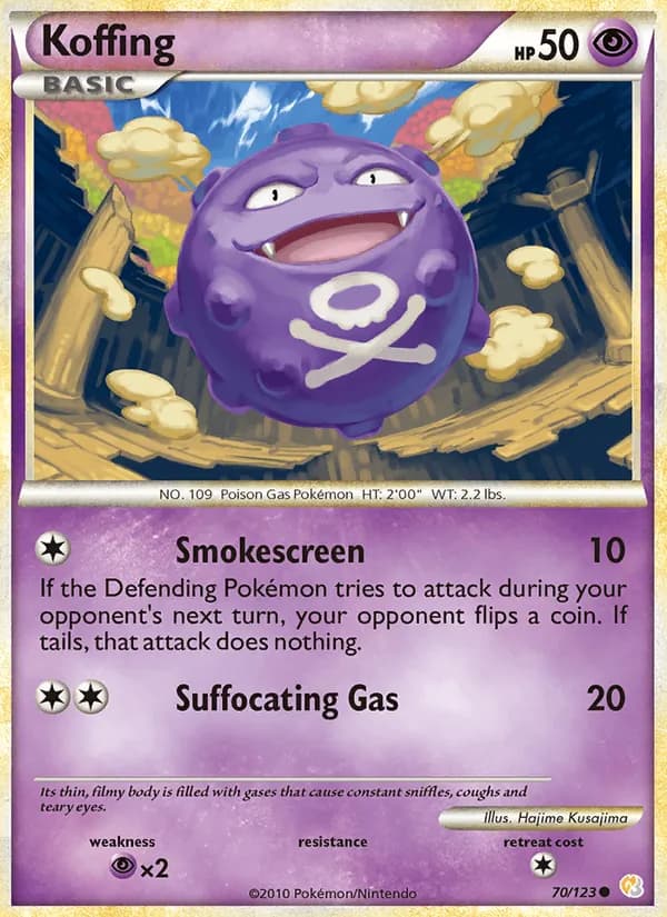 Koffing 70/123, HeartGold SoulSilver