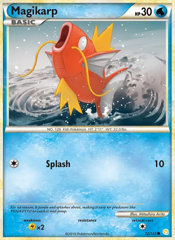 Magikarp 72/123, HeartGold SoulSilver