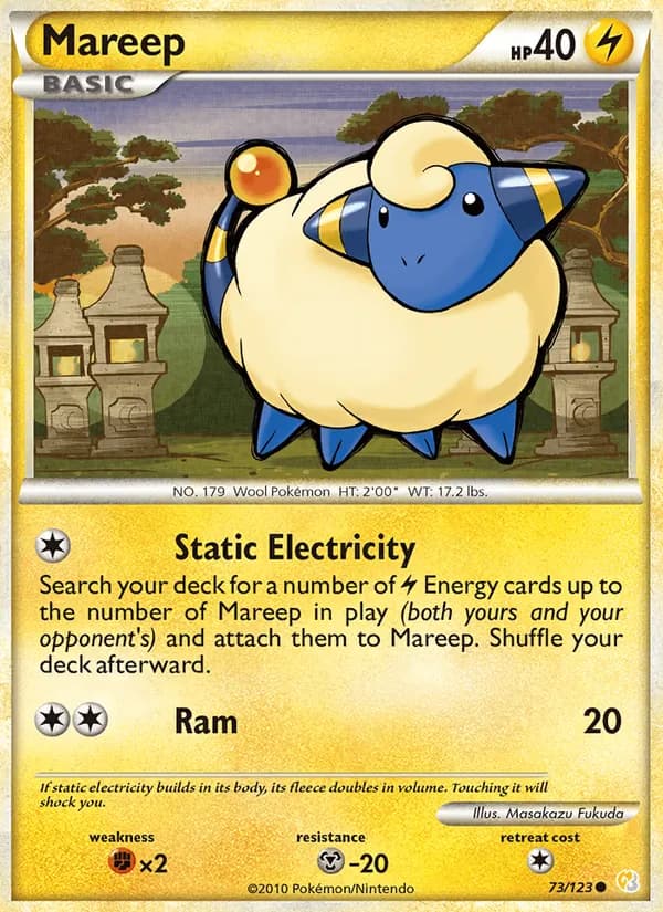 Mareep 73/123, HeartGold SoulSilver
