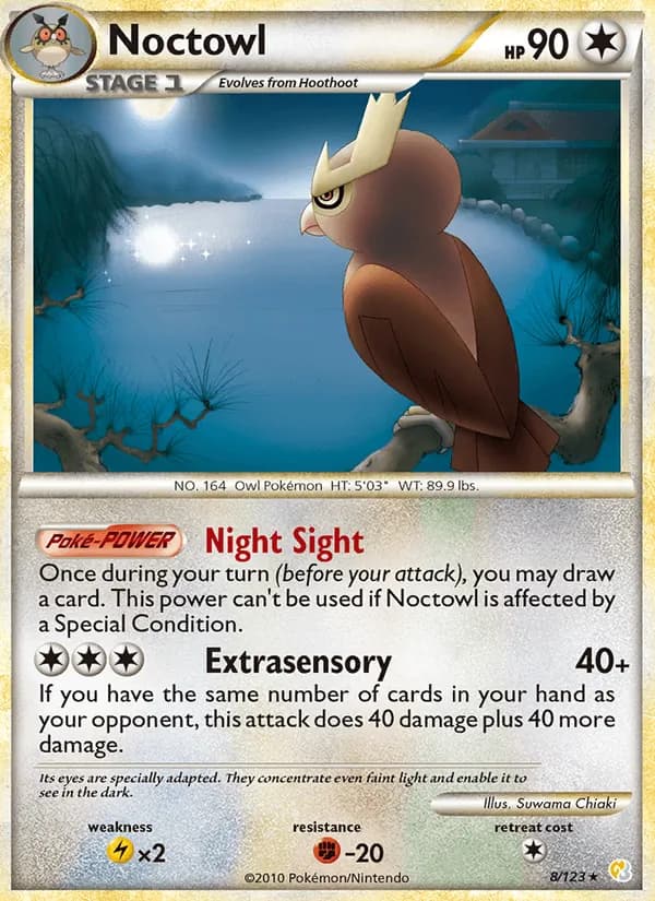 Noctowl 8/123, HeartGold SoulSilver