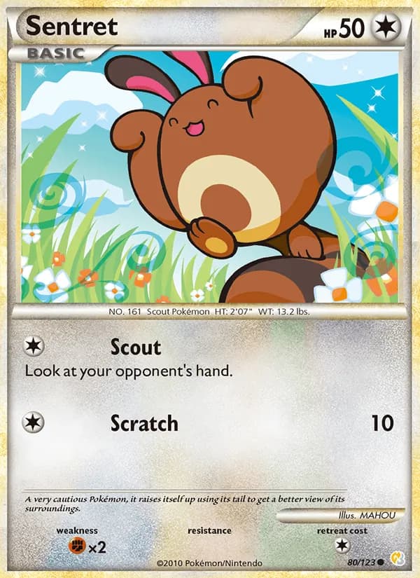 Sentret 80/123, HeartGold SoulSilver