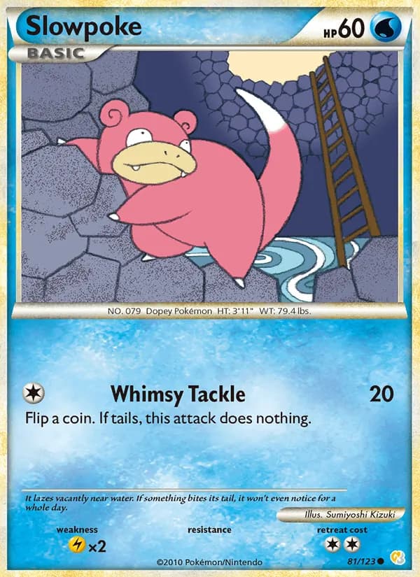 Slowpoke 81/123, HeartGold SoulSilver