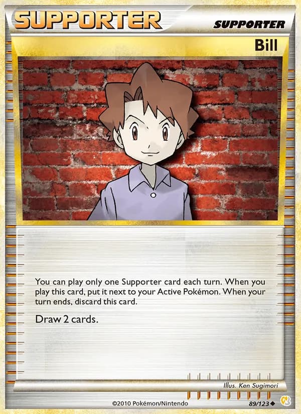Bill 89/123, HeartGold SoulSilver