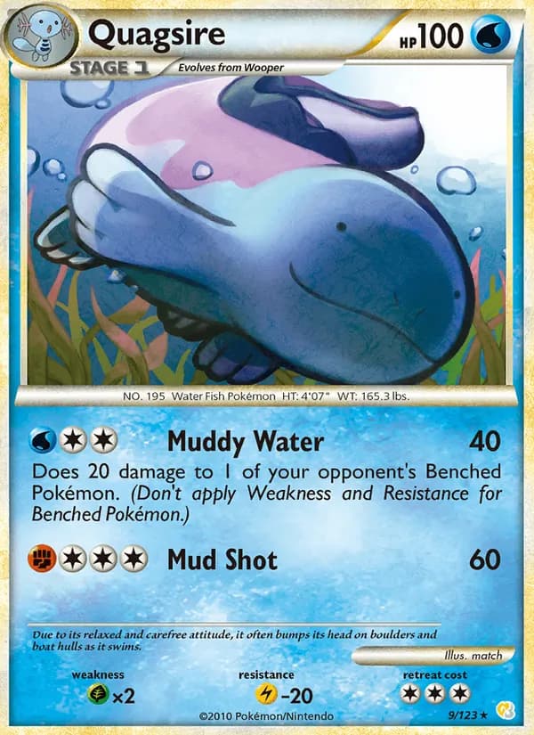 Quagsire 9/123, HeartGold SoulSilver