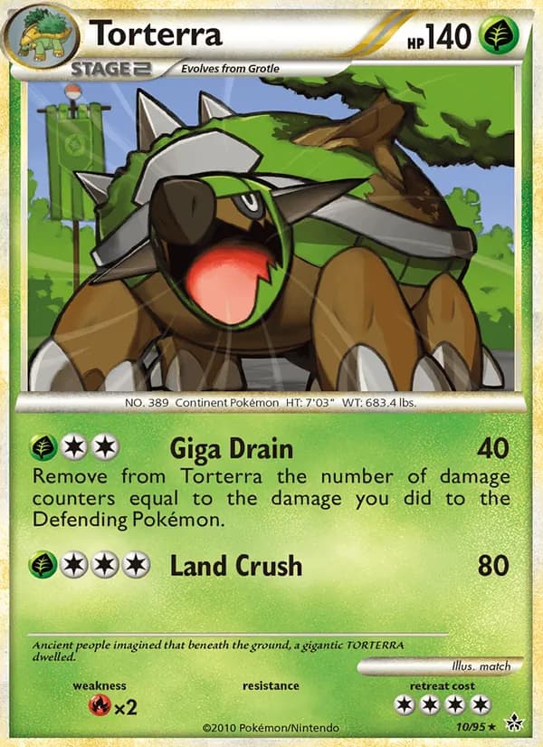 Torterra 10/95, Unleashed