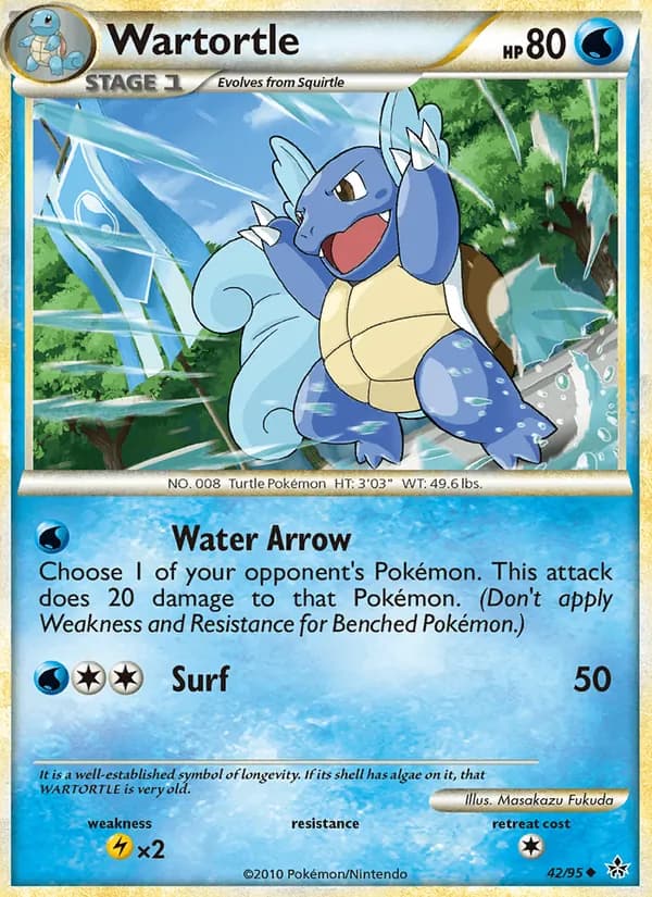 Wartortle 42/95, Unleashed