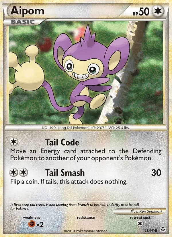 Aipom 43/95, Unleashed