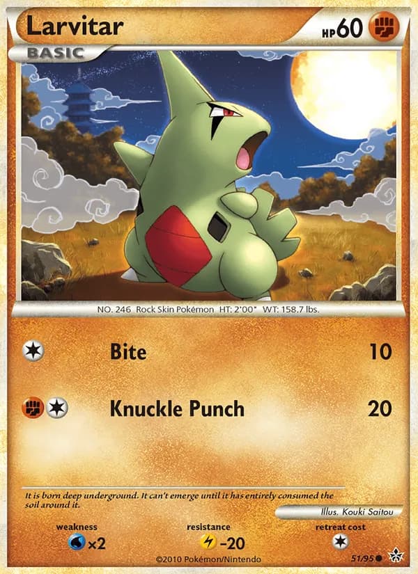 Larvitar 51/95, Unleashed